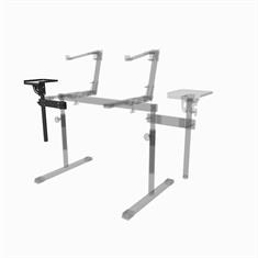 BlackPantherSystem - ​Loudspeaker Shelf Quassia altavoz left side on keyboard stand