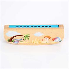Harmonica in wood for childre