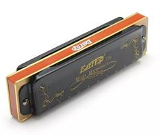 Easttop Blues harmonica - 10 hole diatonic model T008K upside