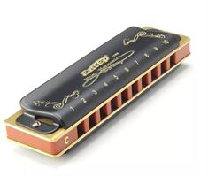 Easttop Blues harmonica - 10 hole diatonic -T008K black