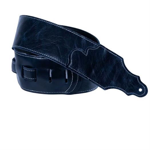 Franklin Jackson Hole Aged Leather Strap - Navy Blue