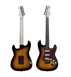  Pearl River Electric Guitar - GST10-SB front & back