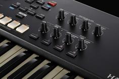 Hammond XK-4 drawbar keyboard closeup