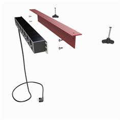 BlackPantherSystem - Power strip - Jatoba Angulo - RED