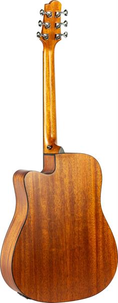 Pearl River Acoustic Guitar - L21-DCEQ front & back