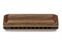 Suzuki Manji M-20W WOOD blues Harmonica - frontside