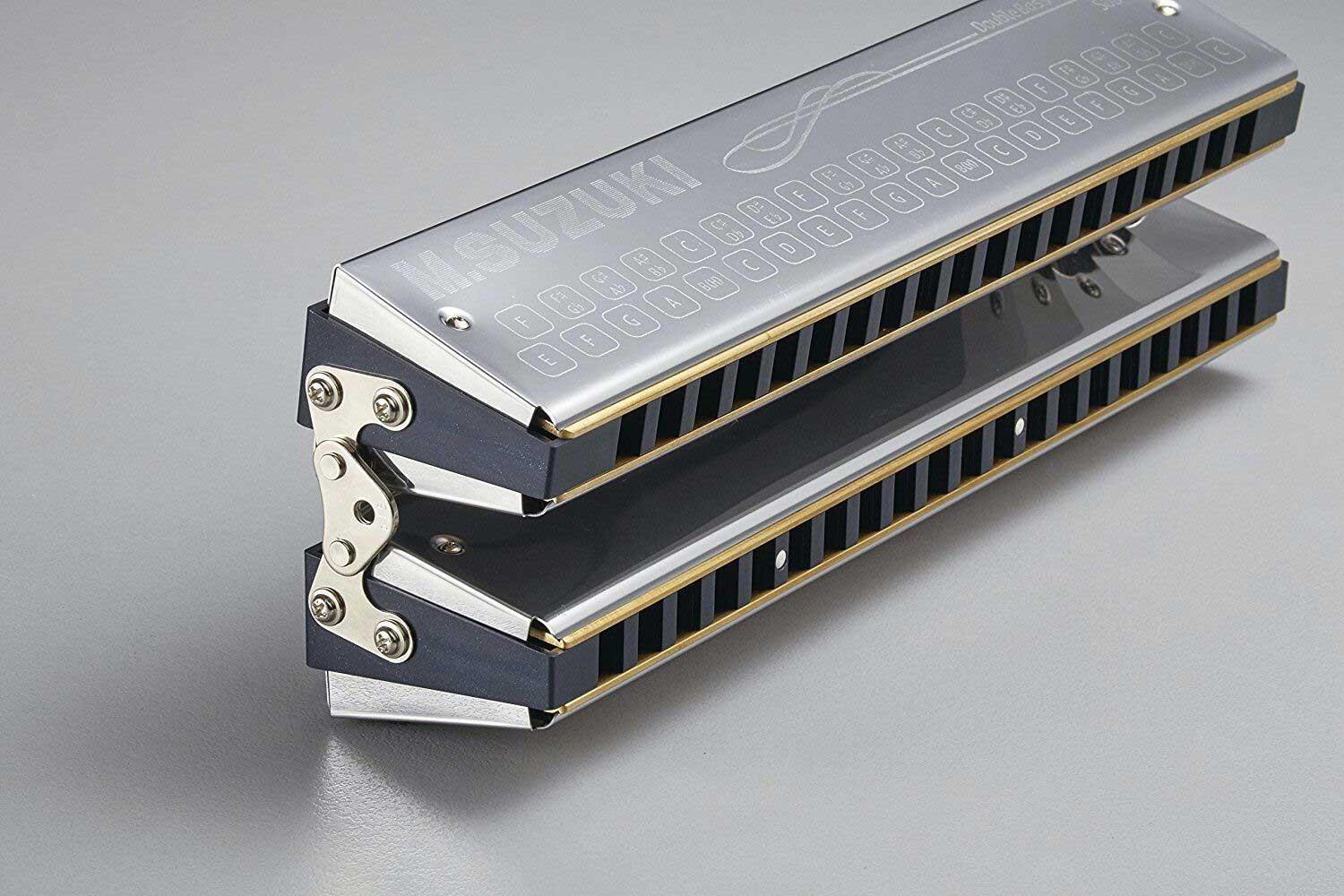 Suzuki harmonica SDB-39 double chromatic bass harmonica