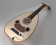 Schertler - Dyn-OUD-P48 Microphone on instrument
