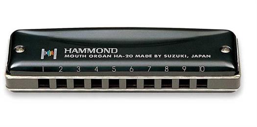 Suzuki Hammond HA-20 harmonica - Select Key!       