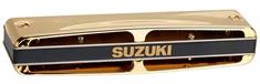 Suzuki Promaster Gold Valved MR-350GV Harmonica  backside