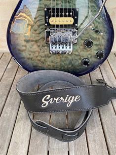 Franklin Embroidery black leather strap - Sverige