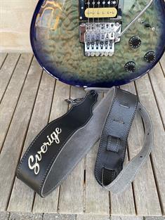 Franklin Embroidery black leather strap 1 - Sverige