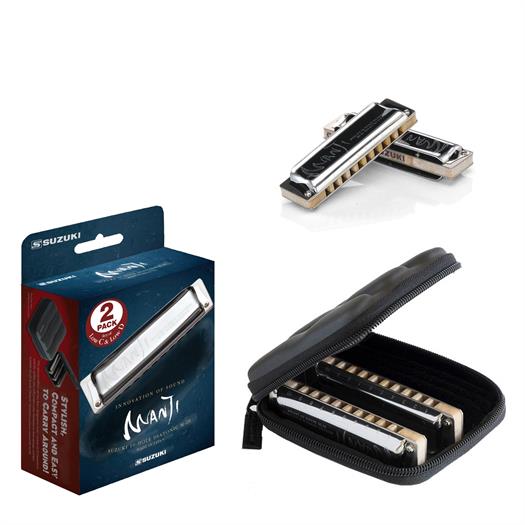 Suzuki Manji 2 pcs. harmonica package - Low C + Low D
