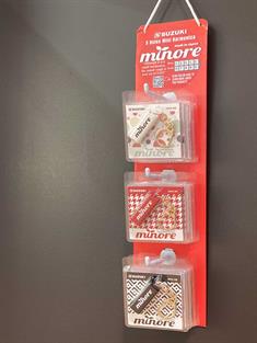 Display stand for Suzuki Minore harmonica hanging