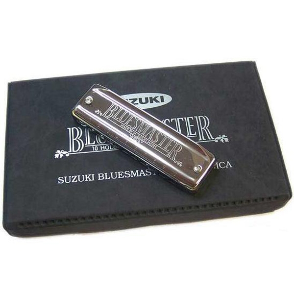 Suzuki MR-250 Bluesmaster Professional 10-Hole Diatonic Harmonica, Key of B  Flat