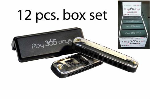 Suzuki harmonica Play 365 days metal serie - 12 pcs. package