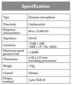 Suzuki HMH-200 Harmonica Condenser Microphone Set  data
