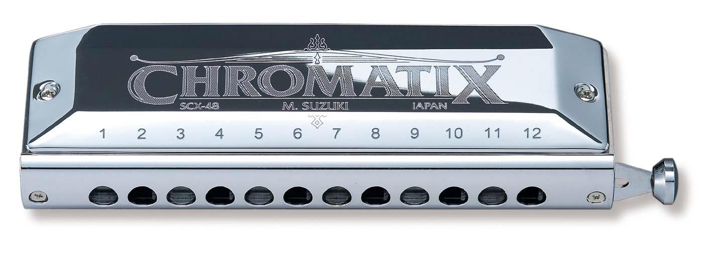 Suzuki SCX-48 Chromatic Harmonica - Key: D